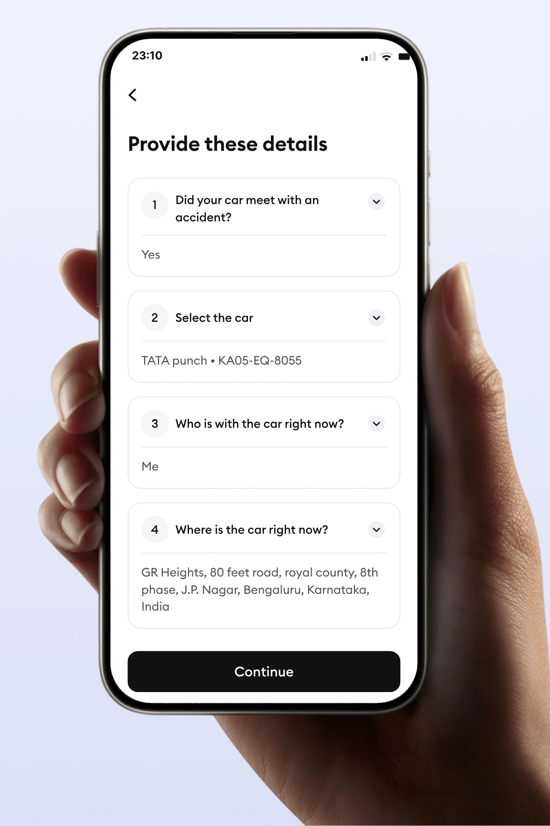 application screenshot